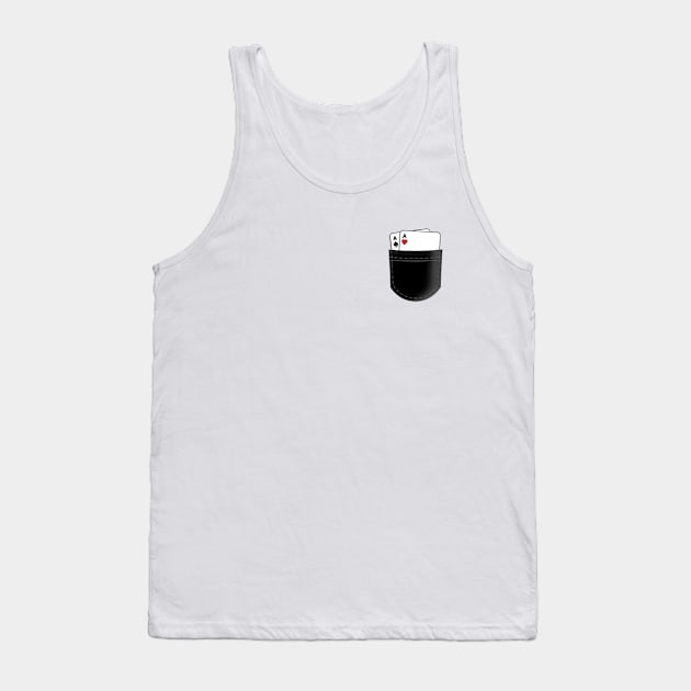 Pocket Aces (black) Tank Top by Adamantitan